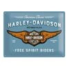 Tin Sign 'Harley Davidson Logo Blue' 30 X 40 Cm -Harley Davidson Shop czna23244 xxl