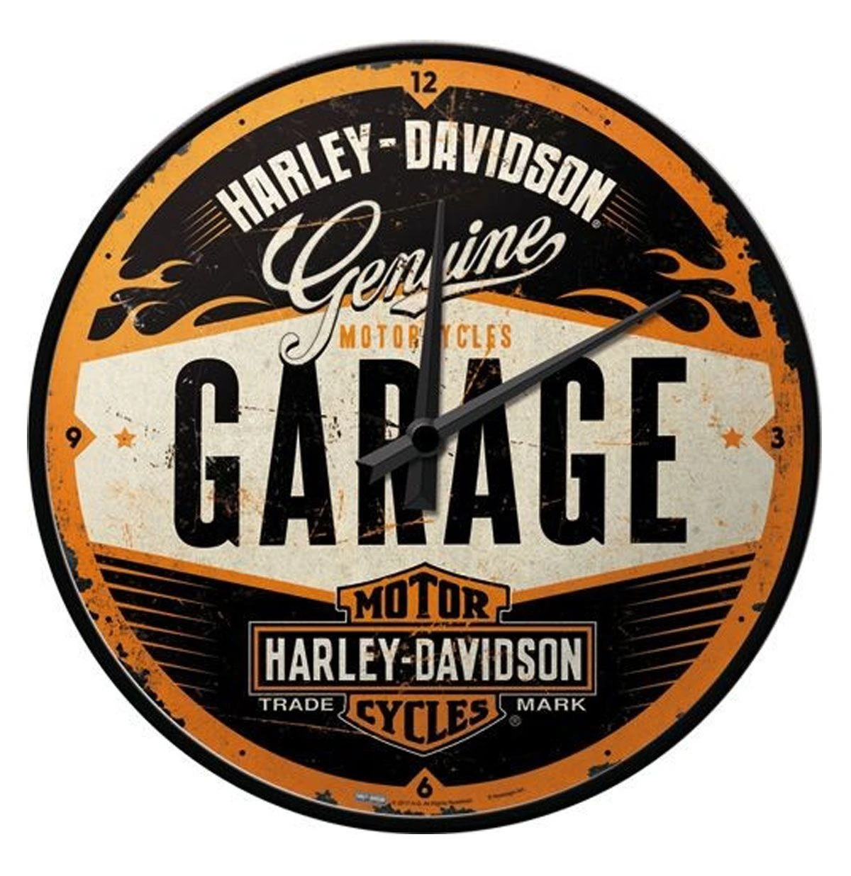 Harley Davidson Harley-Davidson Garage Wall Clock 3 Harley Davidson Harley-Davidson Garage Wall Clock