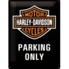 Harley Davidson Harley-Davidson Parking Only Metal Sign 30 X 40 Cm 2 Harley Davidson Harley-Davidson Parking Only Metal Sign 30 X 40 Cm -Harley Davidson Shop czna 23130 xxl