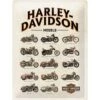 Harley Davidson Harley-Davidson Model Chart Metal Sign 30 X 40 Cm 1 Harley Davidson Harley-Davidson Model Chart Metal Sign 30 X 40 Cm -Harley Davidson Shop czna 23233 xxl