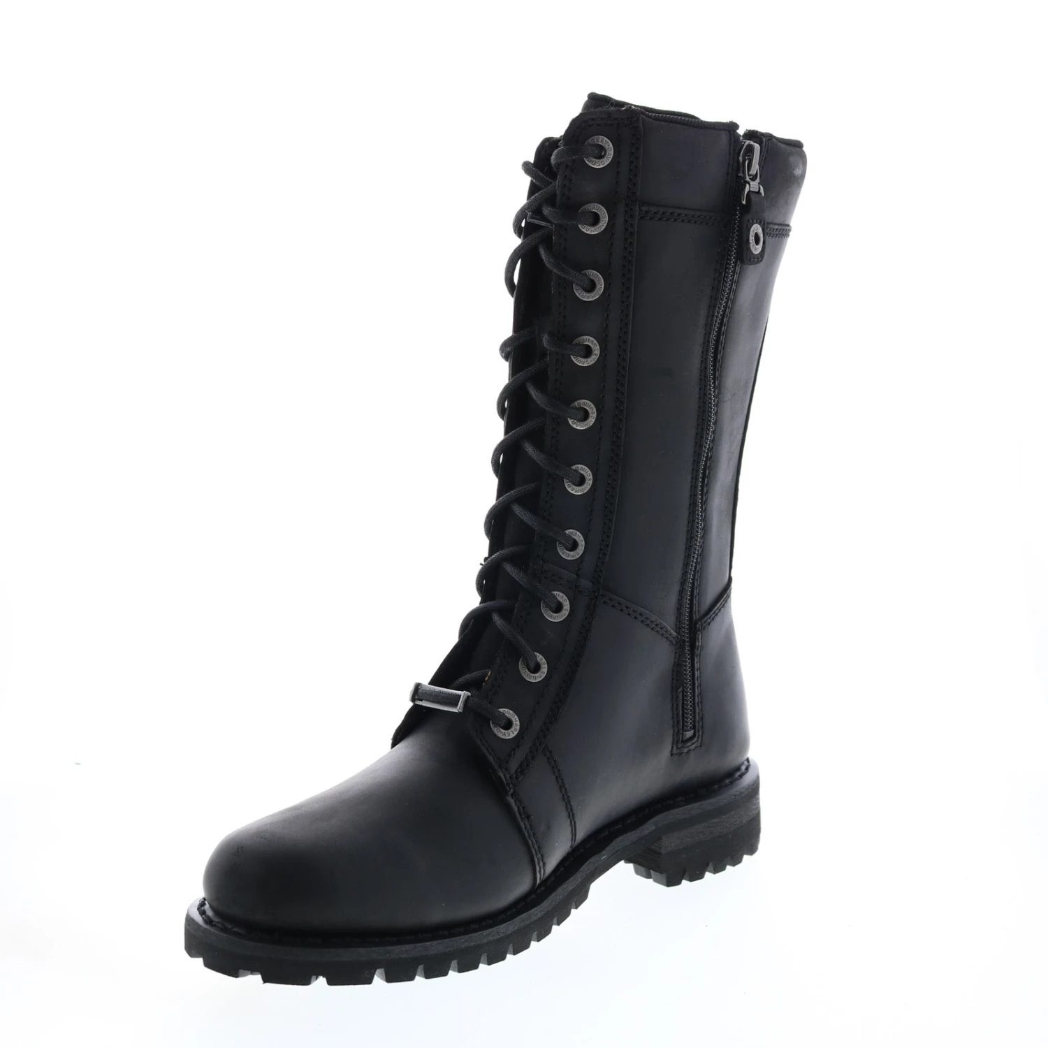 Harley Davidson Harley-Davidson Harnett D84472 Womens Black Leather Motorcycle Boots 6 Harley Davidson Harley-Davidson Harnett D84472 Womens Black Leather Motorcycle Boots - Image 4