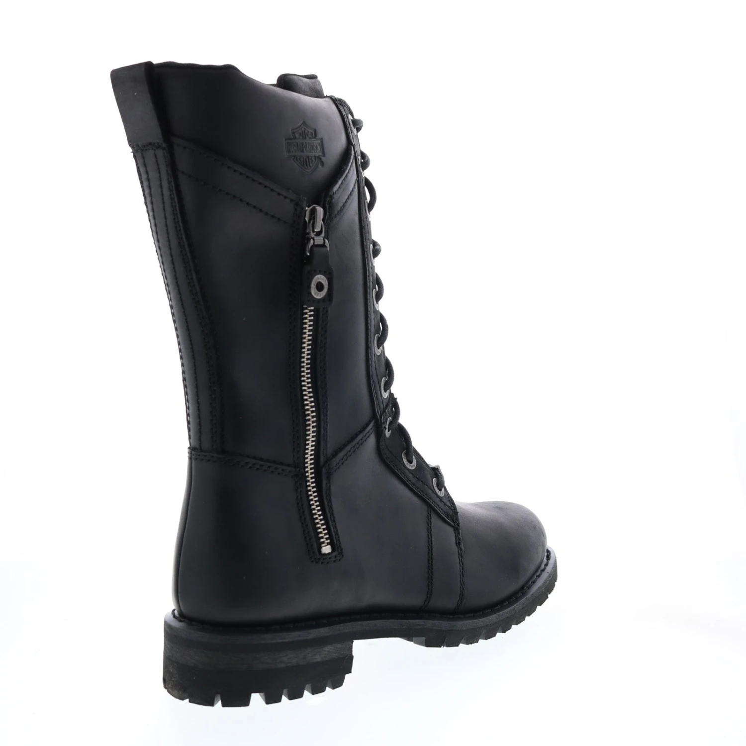 Harley Davidson Harley-Davidson Harnett D84472 Womens Black Leather Motorcycle Boots 10 Harley Davidson Harley-Davidson Harnett D84472 Womens Black Leather Motorcycle Boots - Image 8