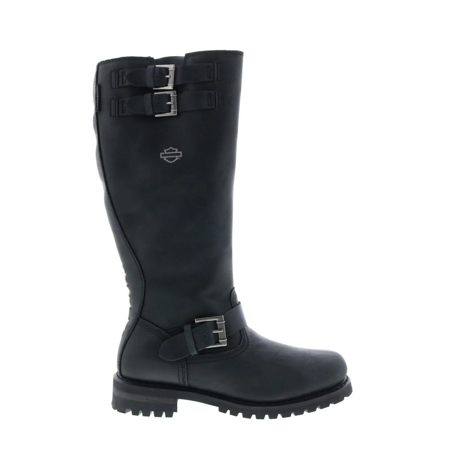 Harley Davidson Harley-Davidson Bremerton D84647 Womens Black Leather Motorcycle Boots 3 Harley Davidson Harley-Davidson Bremerton D84647 Womens Black Leather Motorcycle Boots