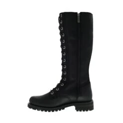 Harley Davidson Harley-Davidson Lornell 14" Lace D84685 Womens Black Leather Motorcycle Boots -Harley Davidson Shop d84685 lornell 14in lace black 05 57d4c6f0 c604 4e57 aecc c786986a1513