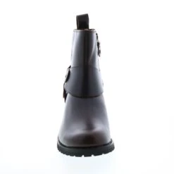 Harley Davidson Harley-Davidson Lalanne Harness D84687 Womens Brown Leather Motorcycle Boots -Harley Davidson Shop d84687 lalanne harness boot brown 03