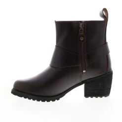 Harley Davidson Harley-Davidson Lalanne Harness D84687 Womens Brown Leather Motorcycle Boots -Harley Davidson Shop d84687 lalanne harness boot brown 05