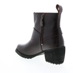 Harley Davidson Harley-Davidson Lalanne Harness D84687 Womens Brown Leather Motorcycle Boots -Harley Davidson Shop d84687 lalanne harness boot brown 06