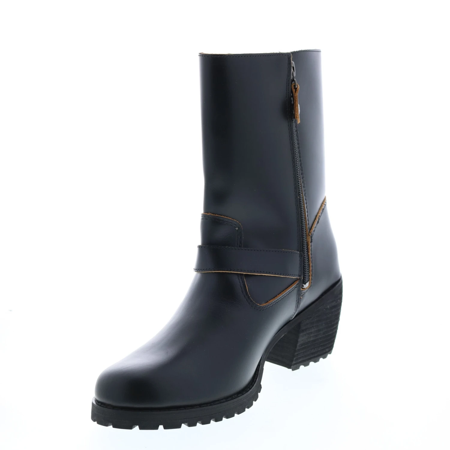 Harley Davidson Harley-Davidson Lalanne Engineer D84688 Womens Black Leather Motorcycle Boots 6 Harley Davidson Harley-Davidson Lalanne Engineer D84688 Womens Black Leather Motorcycle Boots - Image 4