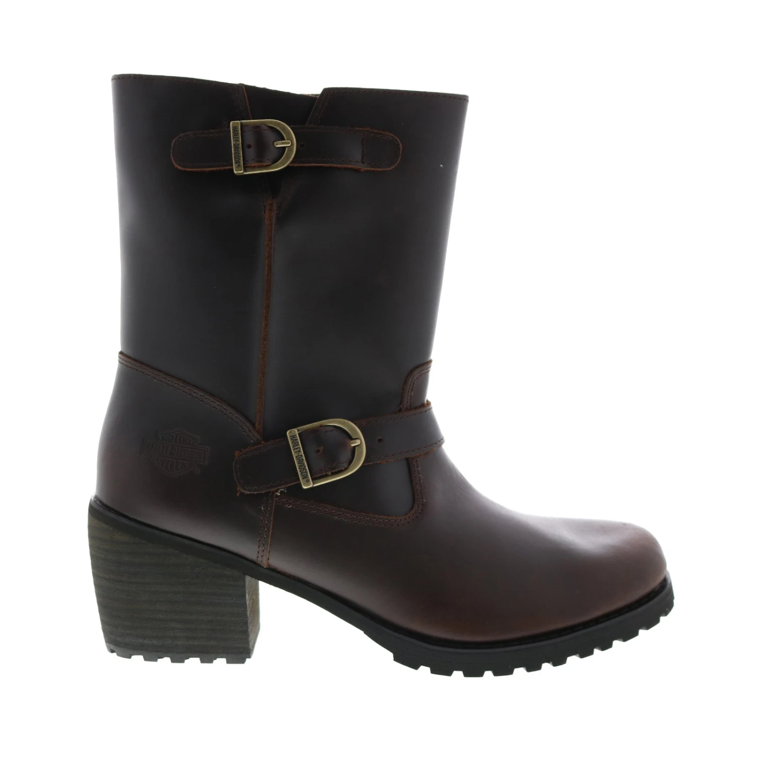 Harley Davidson Harley-Davidson Lalanne Engineer D84689 Womens Brown Leather Motorcycle Boots 3 Harley Davidson Harley-Davidson Lalanne Engineer D84689 Womens Brown Leather Motorcycle Boots