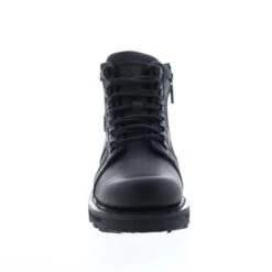 Harley Davidson Harley-Davidson Hamlyn 5" Lace D84709 Womens Black Leather Motorcycle Boots -Harley Davidson Shop d84709 hamlyn 5 lace black 03