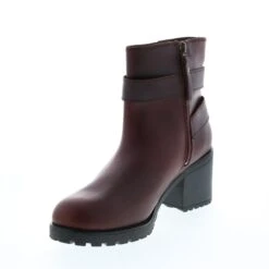 Harley Davidson Harley-Davidson Lalanne DBL Strap D84712 Womens Brown Motorcycle Boots -Harley Davidson Shop d84712 lalanne dbl strap brown 04