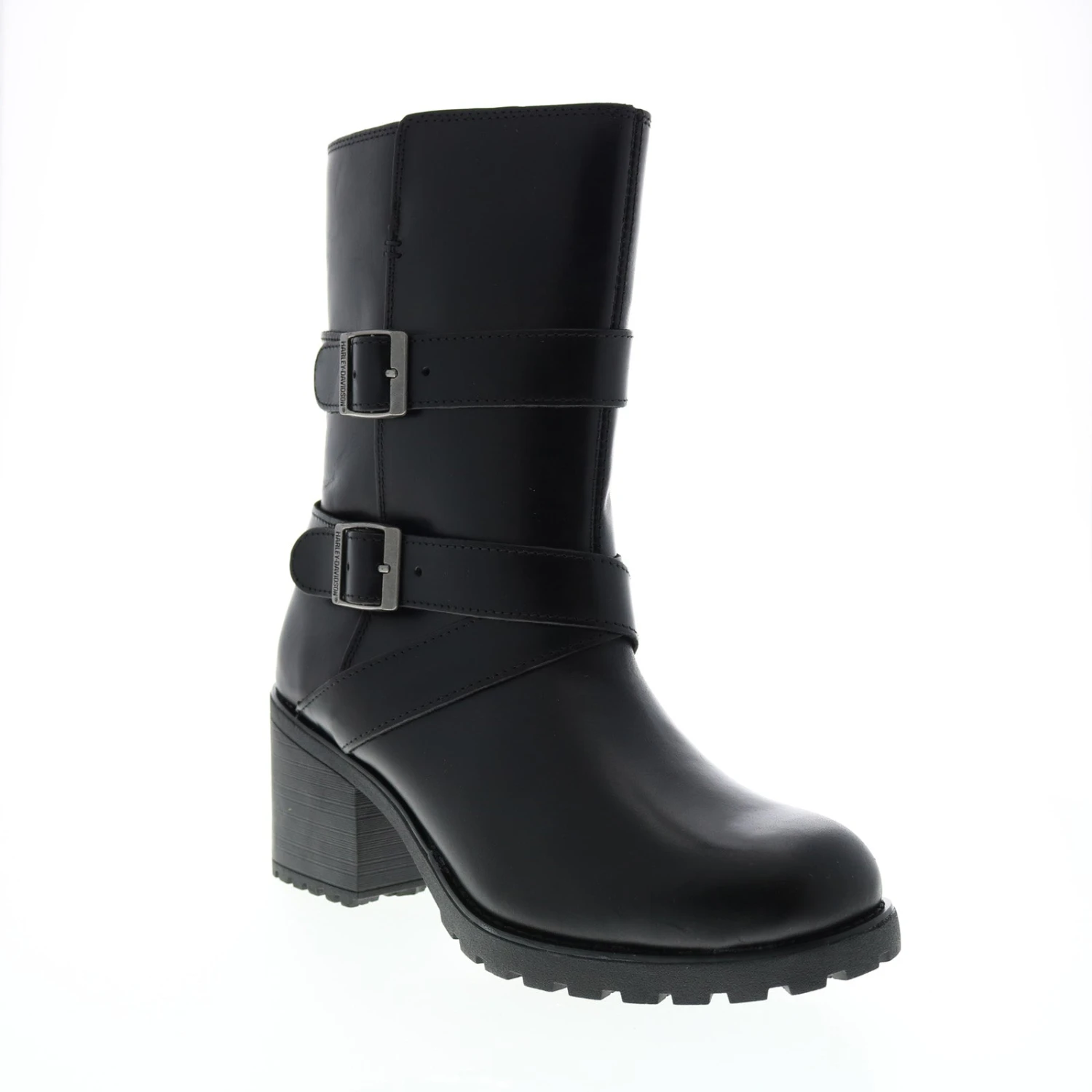 Harley Davidson Harley-Davidson Lalanne Triple Strap D84713 Womens Black Motorcycle Boots 4 Harley Davidson Harley-Davidson Lalanne Triple Strap D84713 Womens Black Motorcycle Boots - Image 2