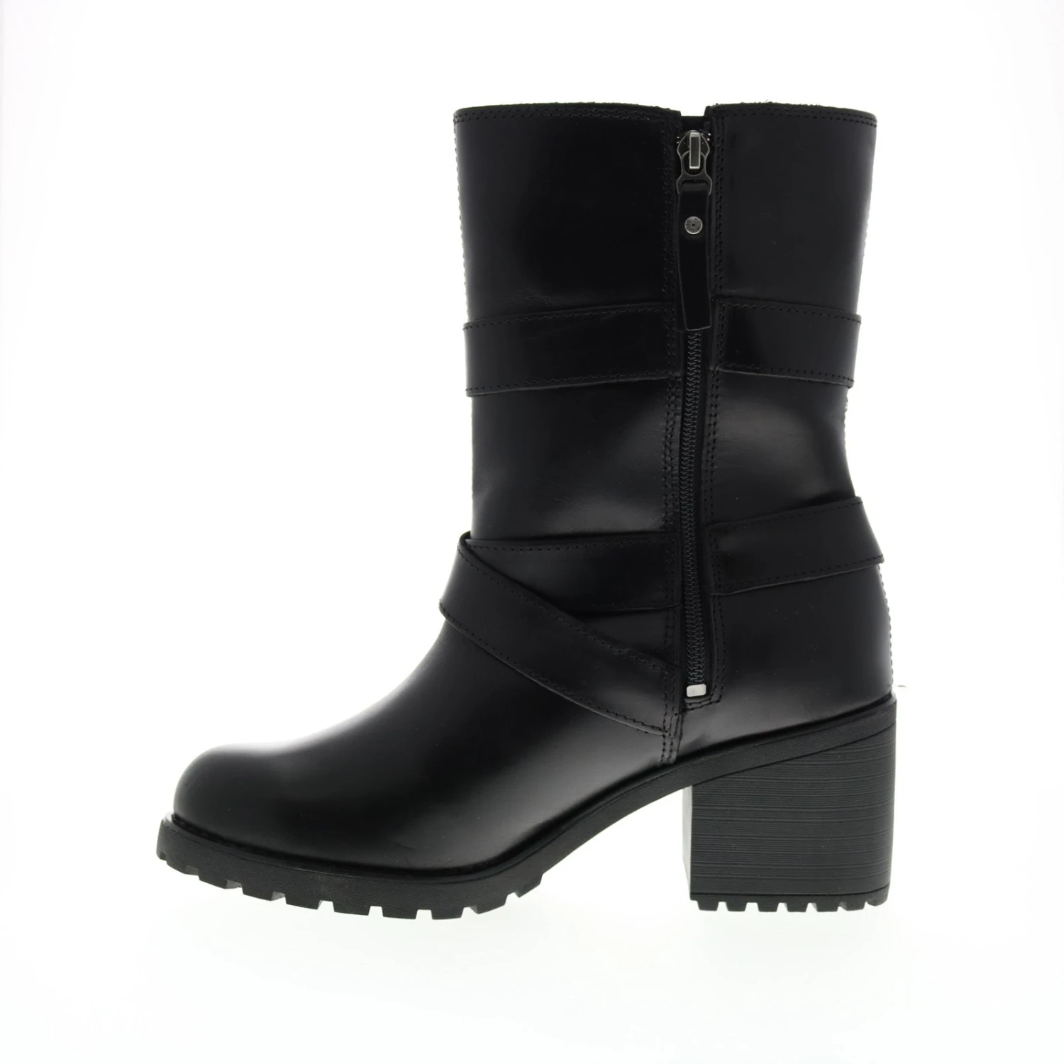 Harley Davidson Harley-Davidson Lalanne Triple Strap D84713 Womens Black Motorcycle Boots 7 Harley Davidson Harley-Davidson Lalanne Triple Strap D84713 Womens Black Motorcycle Boots - Image 5