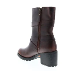 Harley Davidson Harley-Davidson Lalanne Triple Strap D84714 Womens Brown Motorcycle Boots -Harley Davidson Shop d84714 lalanne triple str brown 06