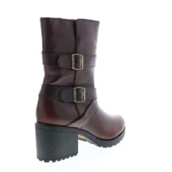 Harley Davidson Harley-Davidson Lalanne Triple Strap D84714 Womens Brown Motorcycle Boots -Harley Davidson Shop d84714 lalanne triple str brown 08