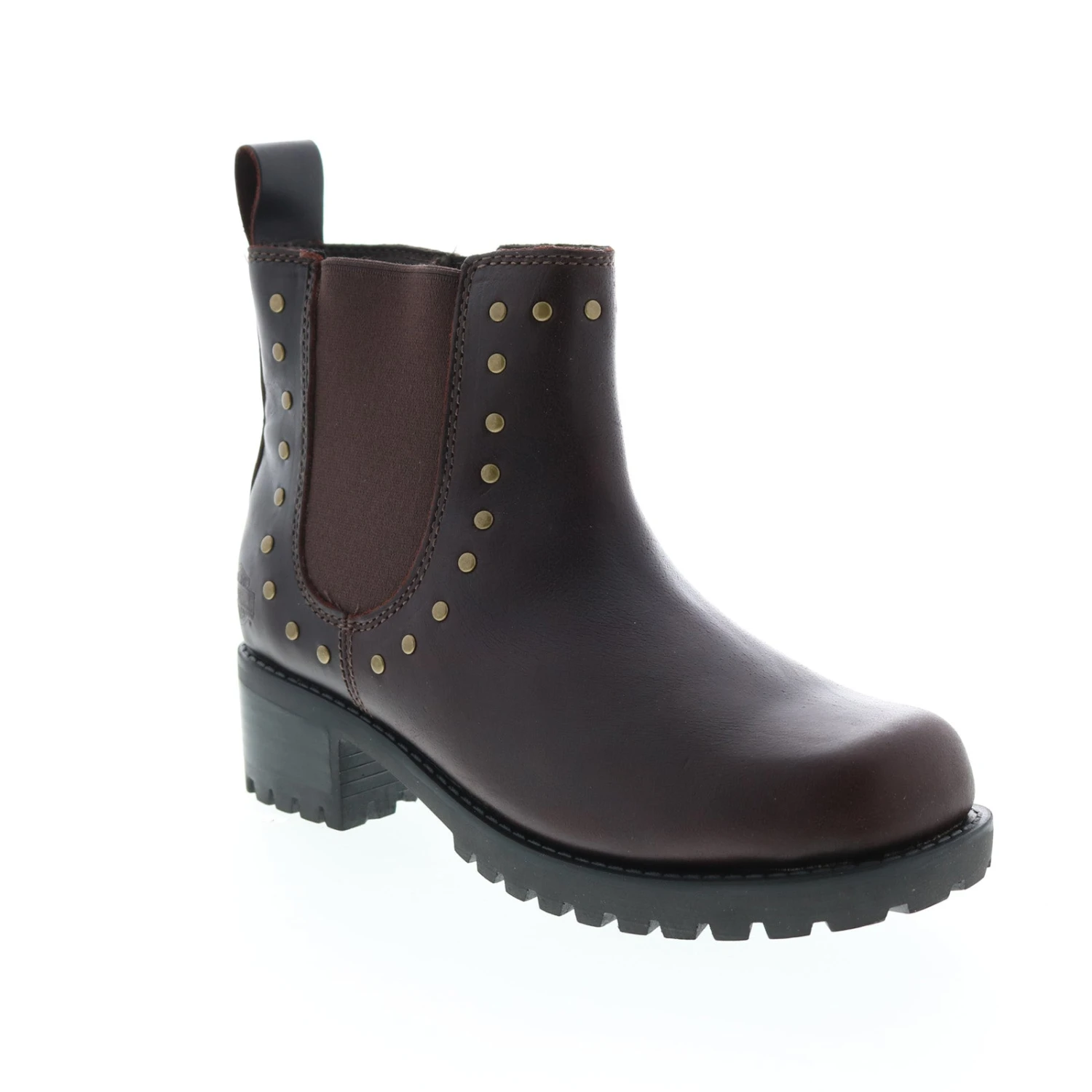 Harley Davidson Harley-Davidson Ashby Pull On D84718 Womens Brown Leather Motorcycle Boots 4 Harley Davidson Harley-Davidson Ashby Pull On D84718 Womens Brown Leather Motorcycle Boots - Image 2