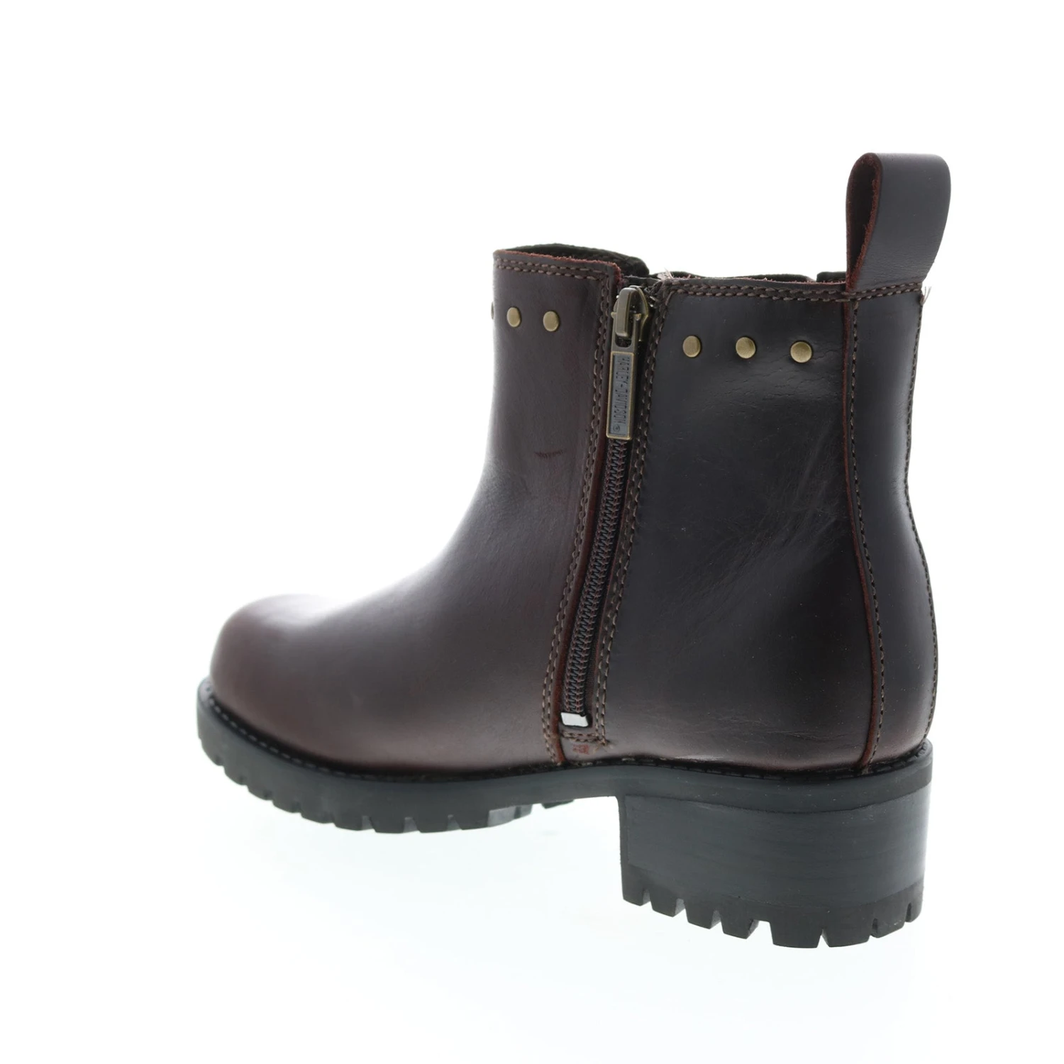 Harley Davidson Harley-Davidson Ashby Pull On D84718 Womens Brown Leather Motorcycle Boots 8 Harley Davidson Harley-Davidson Ashby Pull On D84718 Womens Brown Leather Motorcycle Boots - Image 6