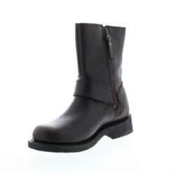 Harley Davidson Harley-Davidson Barlyn 7" Engineer D84722 Womens Brown Motorcycle Boots -Harley Davidson Shop d84722 barlyn 7 engineer brown 04