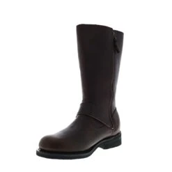 Harley Davidson Harley-Davidson Barlyn 11" Engineer D84724 Womens Brown Motorcycle Boots -Harley Davidson Shop d84724 barlyn 11in engineer brown 04