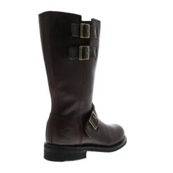 Harley Davidson Harley-Davidson Barlyn 11" Engineer D84724 Womens Brown Motorcycle Boots -Harley Davidson Shop d84724 barlyn 11in engineer brown 08