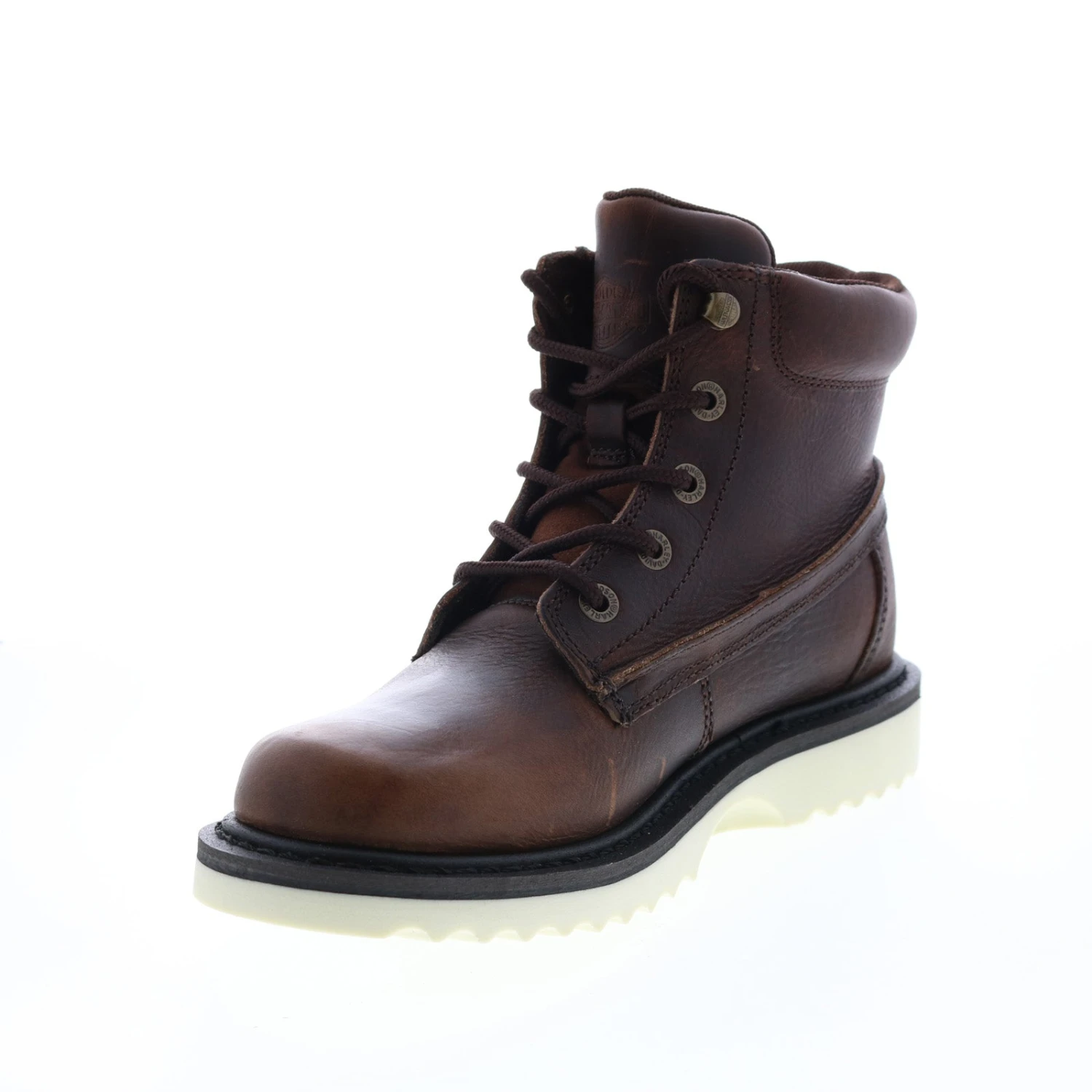 Harley Davidson Harley-Davidson Marconi 5" Seam D84726 Womens Brown Leather Motorcycle Boots 6 Harley Davidson Harley-Davidson Marconi 5" Seam D84726 Womens Brown Leather Motorcycle Boots - Image 4