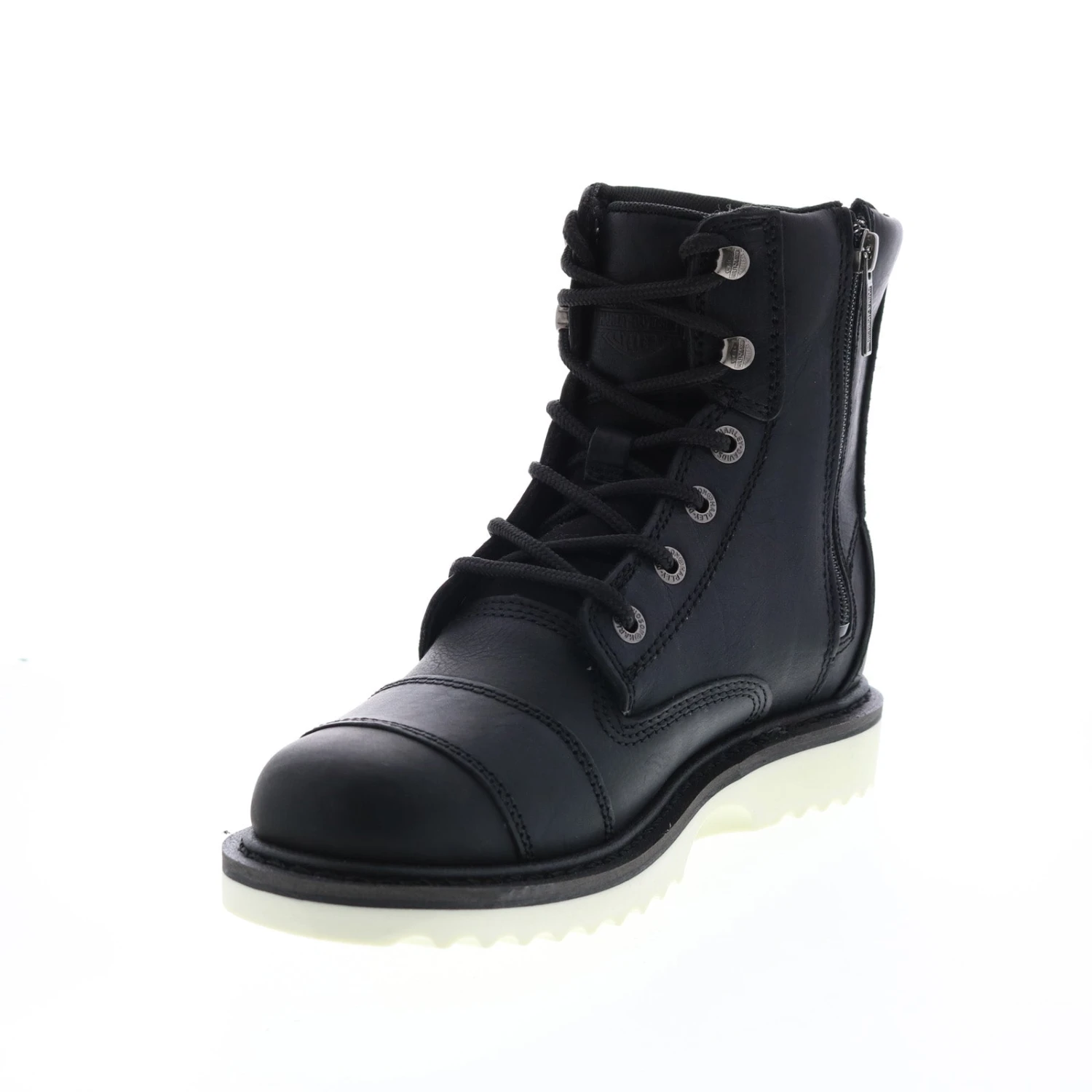 Harley Davidson Harley-Davidson Marconi 7" Lace Seam D84727 Womens Black Motorcycle Boots 6 Harley Davidson Harley-Davidson Marconi 7" Lace Seam D84727 Womens Black Motorcycle Boots - Image 4