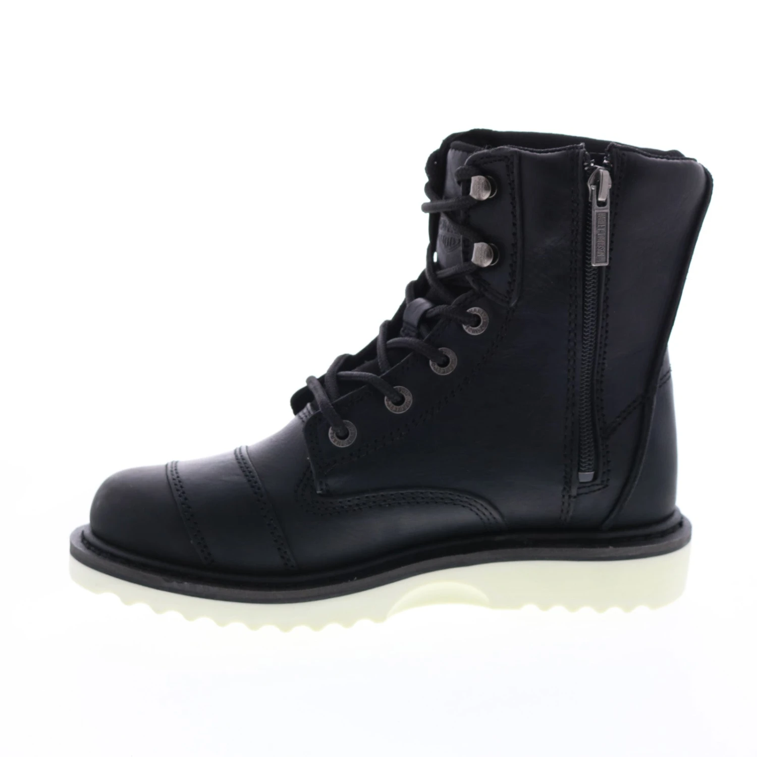 Harley Davidson Harley-Davidson Marconi 7" Lace Seam D84727 Womens Black Motorcycle Boots 7 Harley Davidson Harley-Davidson Marconi 7" Lace Seam D84727 Womens Black Motorcycle Boots - Image 5