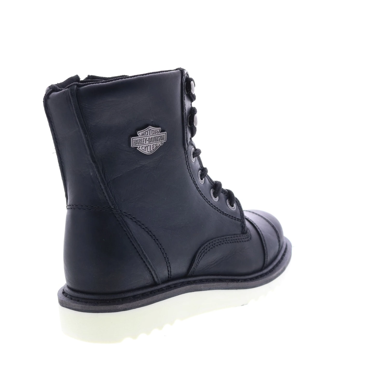 Harley Davidson Harley-Davidson Marconi 7" Lace Seam D84727 Womens Black Motorcycle Boots 10 Harley Davidson Harley-Davidson Marconi 7" Lace Seam D84727 Womens Black Motorcycle Boots - Image 8