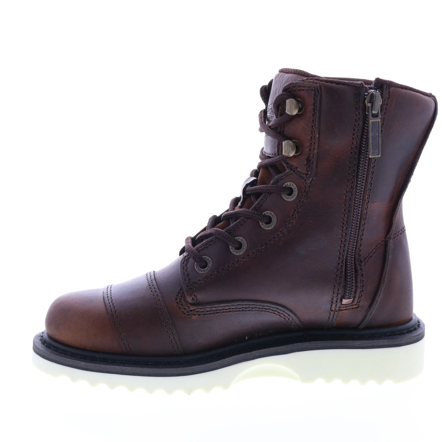 Harley Davidson Harley-Davidson Marconi 7" Lace Seam D84728 Womens Brown Motorcycle Boots 7 Harley Davidson Harley-Davidson Marconi 7" Lace Seam D84728 Womens Brown Motorcycle Boots - Image 5