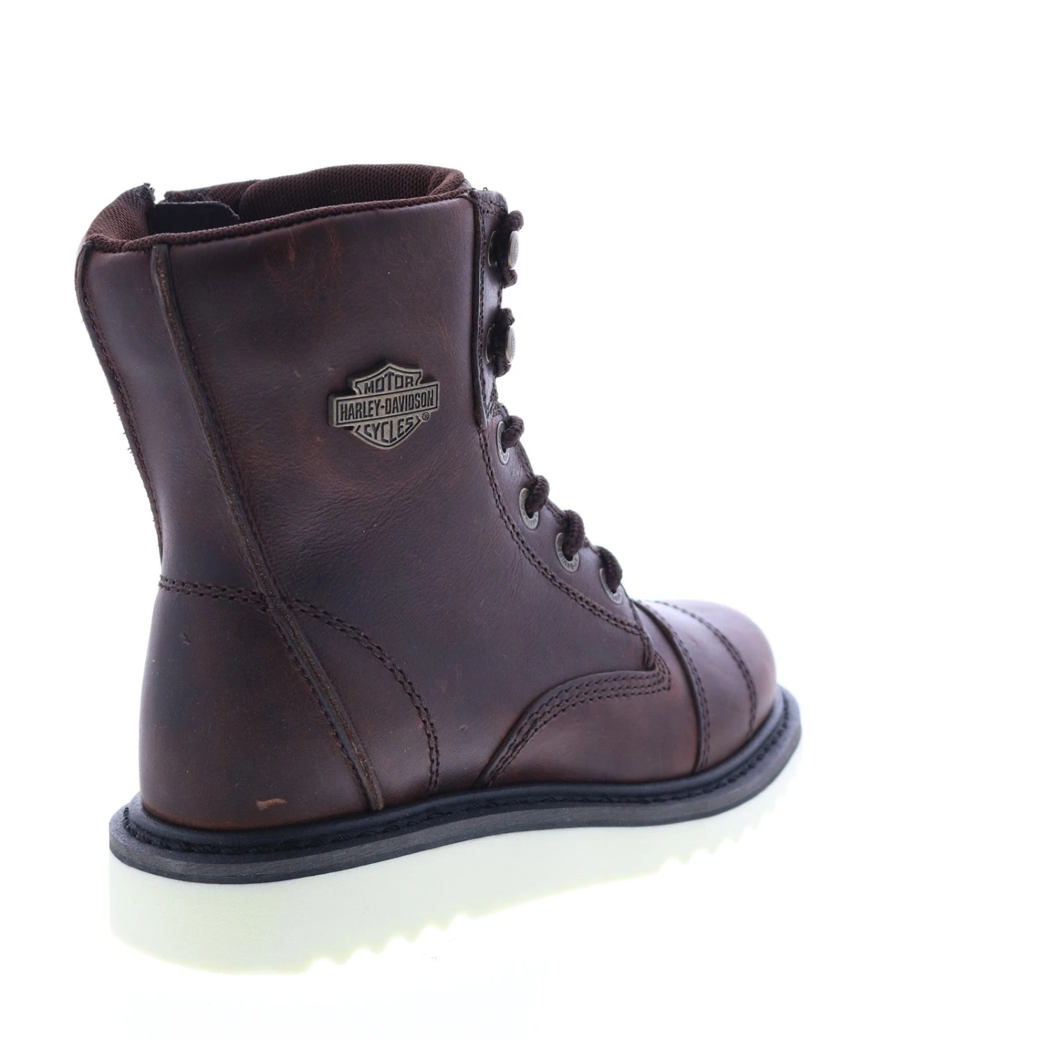 Harley Davidson Harley-Davidson Marconi 7" Lace Seam D84728 Womens Brown Motorcycle Boots 10 Harley Davidson Harley-Davidson Marconi 7" Lace Seam D84728 Womens Brown Motorcycle Boots - Image 8