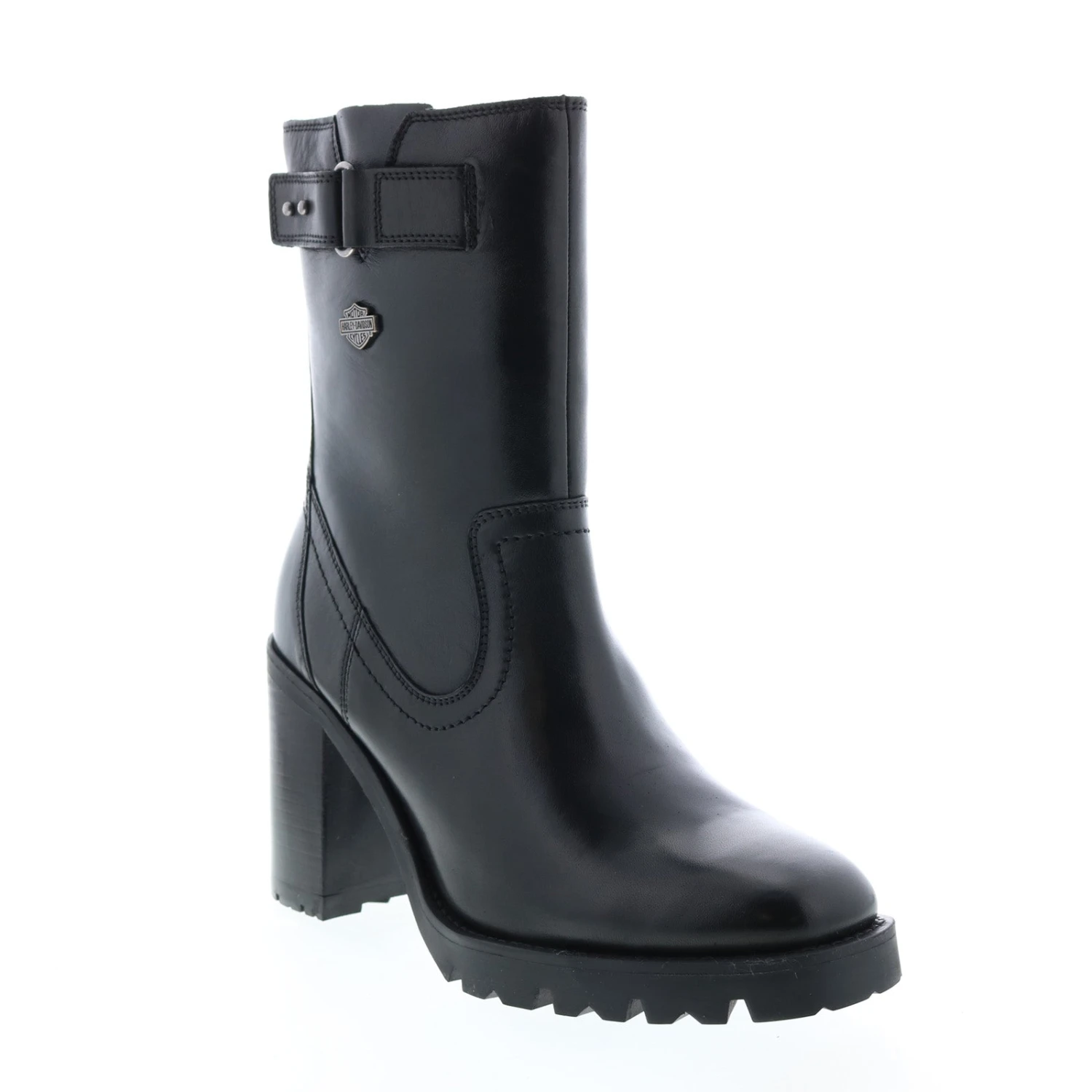 Harley Davidson Harley-Davidson Adina Pull On D84730 Womens Black Motorcycle Boots 4 Harley Davidson Harley-Davidson Adina Pull On D84730 Womens Black Motorcycle Boots - Image 2