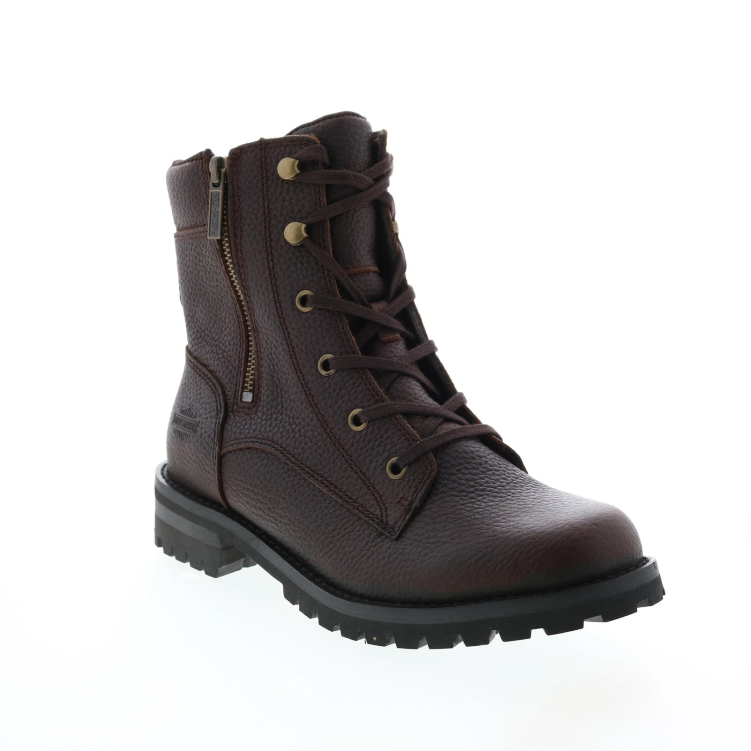 Harley Davidson Harley-Davidson Nolana 6" D84767 Womens Brown Leather Motorcycle Boots 4 Harley Davidson Harley-Davidson Nolana 6" D84767 Womens Brown Leather Motorcycle Boots - Image 2