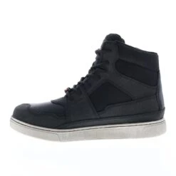 Harley Davidson Harley-Davidson Eagleson D93555 Mens Black Leather Lifestyle Sneakers Shoes -Harley Davidson Shop d93555 eagleson boot black 05