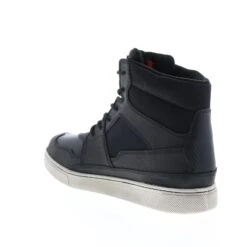 Harley Davidson Harley-Davidson Eagleson D93555 Mens Black Leather Lifestyle Sneakers Shoes -Harley Davidson Shop d93555 eagleson boot black 06