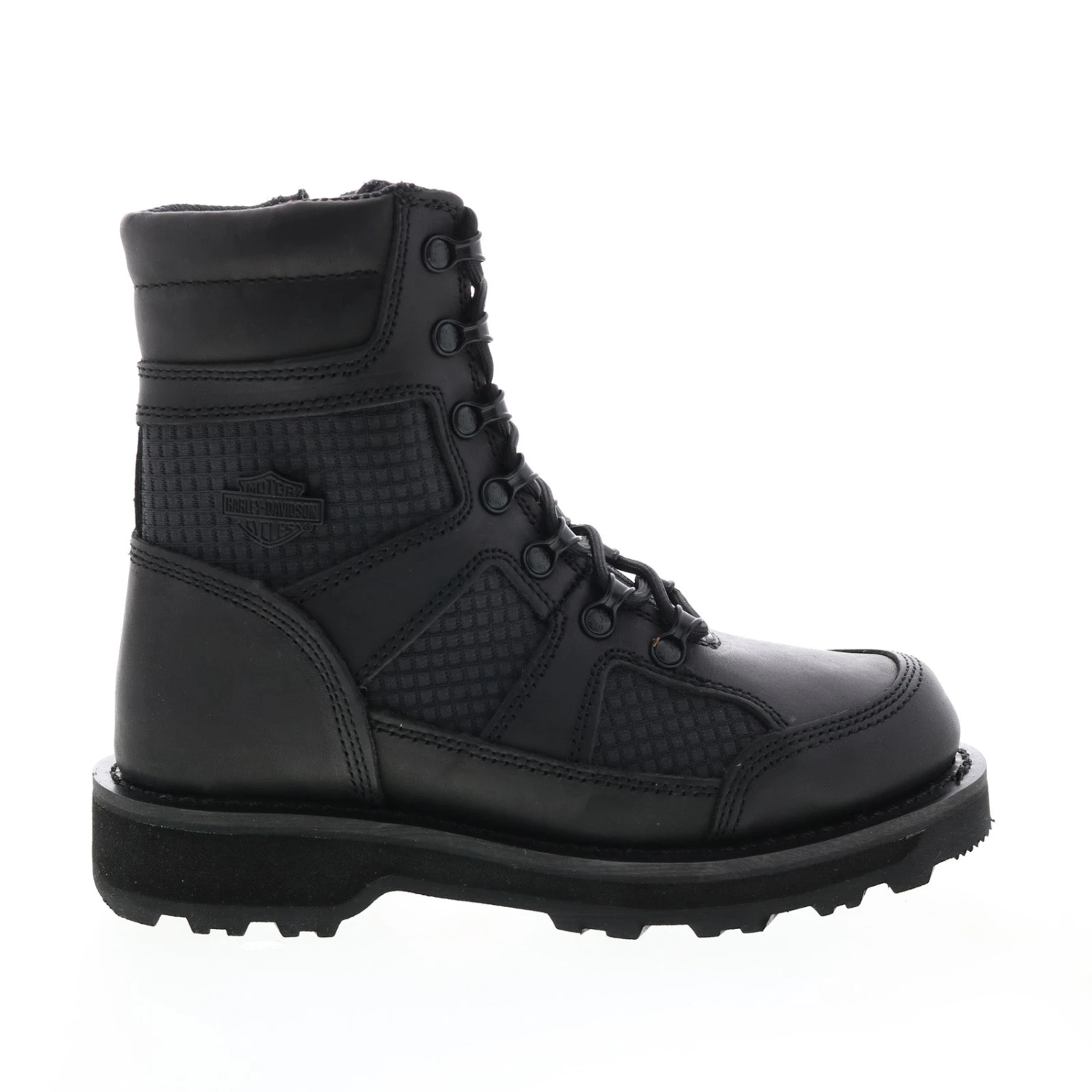 Harley Davidson Harley-Davidson Lensfield 7" Lace D93771 Mens Black Motorcycle Boots 3 Harley Davidson Harley-Davidson Lensfield 7" Lace D93771 Mens Black Motorcycle Boots