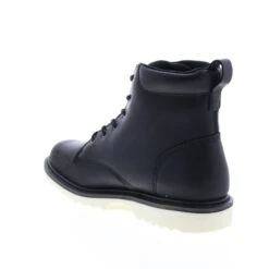 Harley Davidson Harley-Davidson Hickman Lace D93774 Mens Black Leather Motorcycle Boots -Harley Davidson Shop d93774 hickman lace black 06