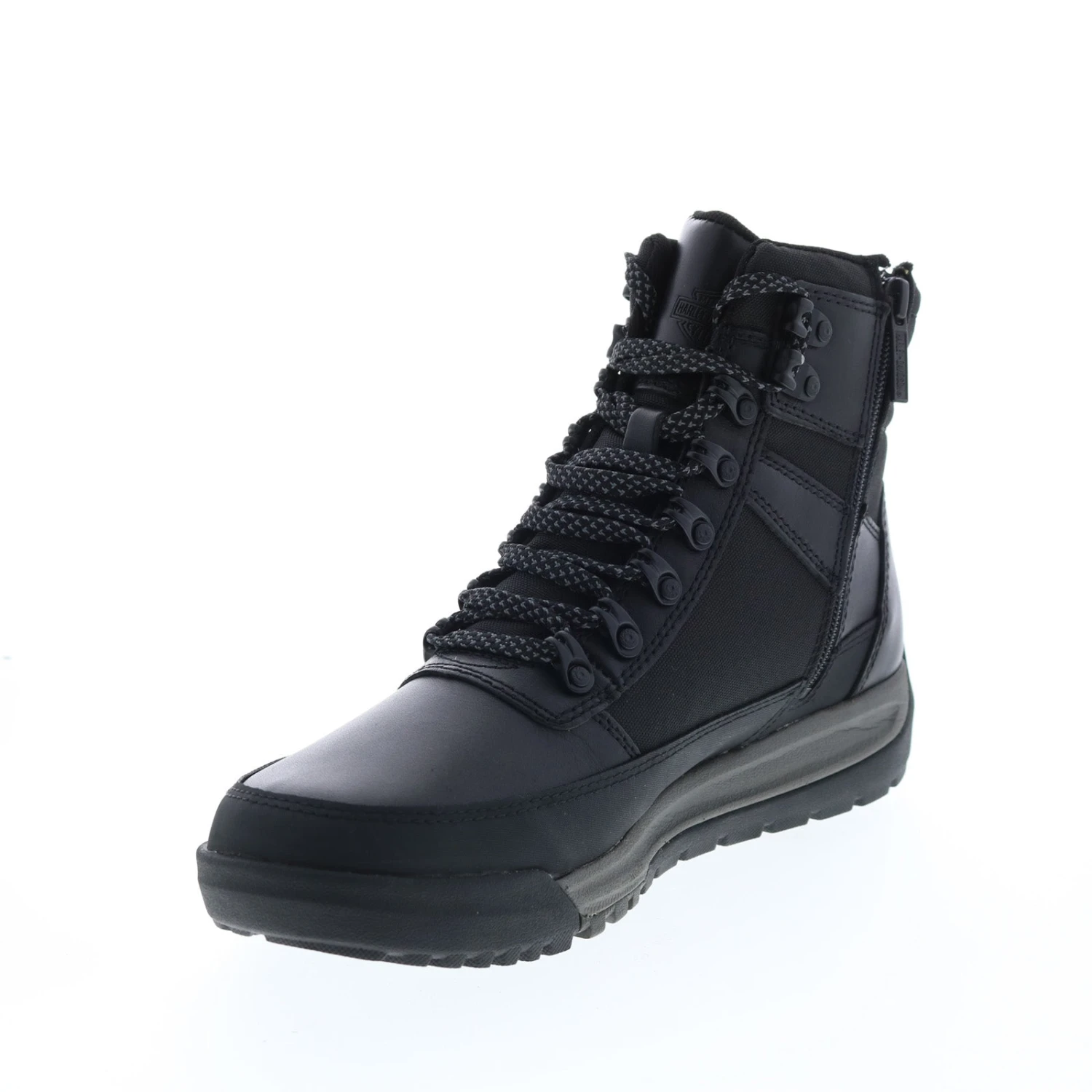 Harley Davidson Harley-Davidson Kurten 6" Mesh D93776 Mens Black Leather Motorcycle Boots 6 Harley Davidson Harley-Davidson Kurten 6" Mesh D93776 Mens Black Leather Motorcycle Boots - Image 4