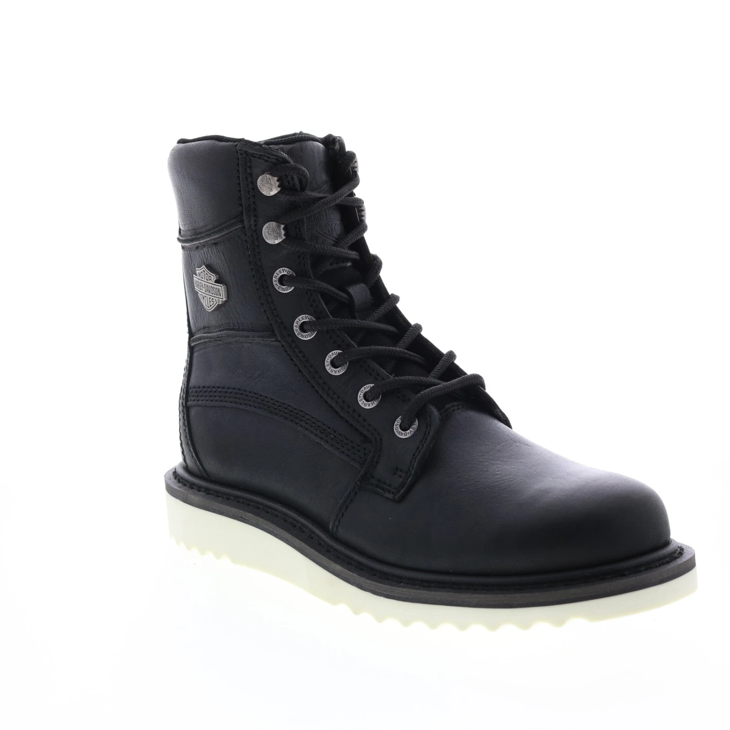 Harley Davidson Harley-Davidson Hagerman 7" Seam D93779 Mens Black Leather Motorcycle Boots 4 Harley Davidson Harley-Davidson Hagerman 7" Seam D93779 Mens Black Leather Motorcycle Boots - Image 2