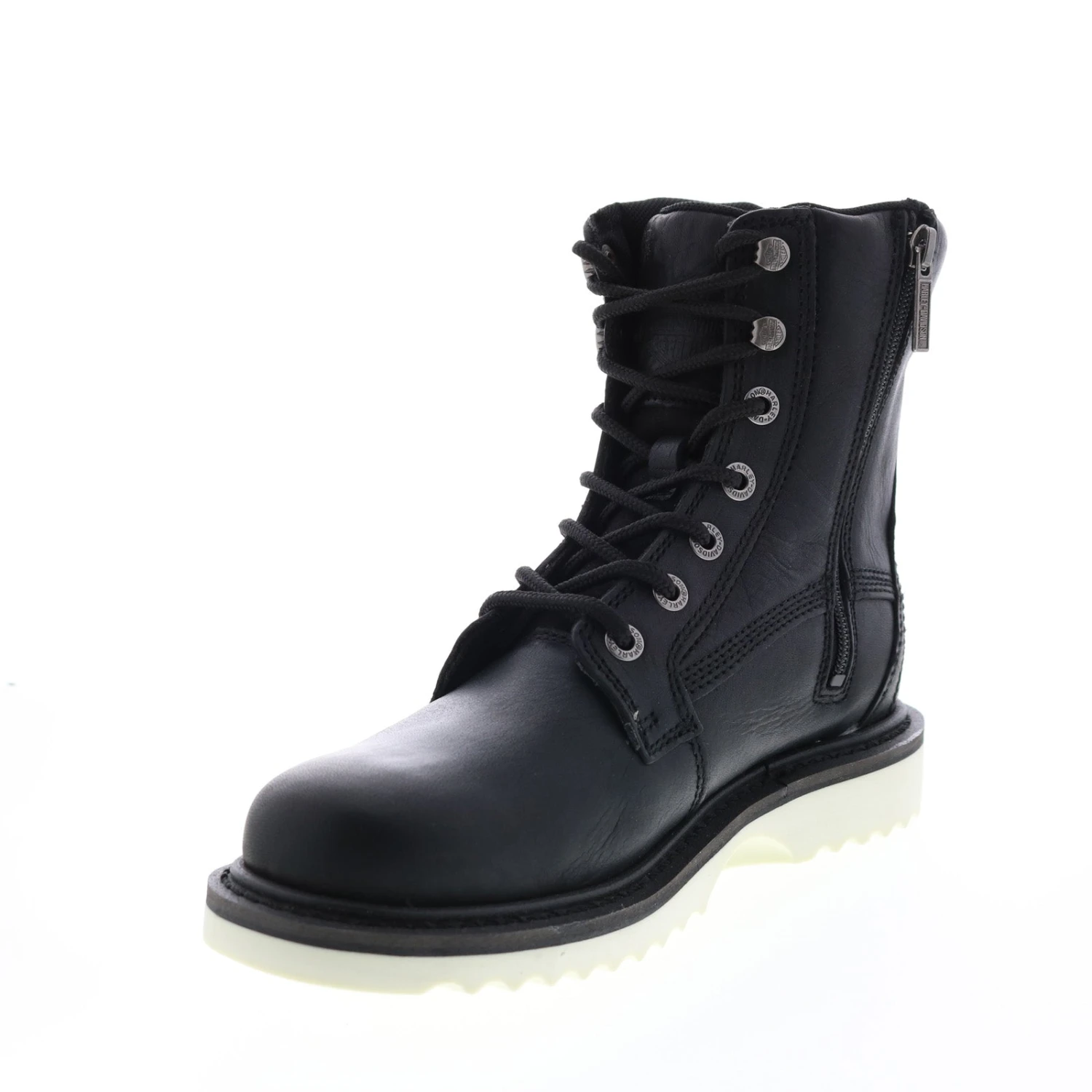 Harley Davidson Harley-Davidson Hagerman 7" Seam D93779 Mens Black Leather Motorcycle Boots 6 Harley Davidson Harley-Davidson Hagerman 7" Seam D93779 Mens Black Leather Motorcycle Boots - Image 4