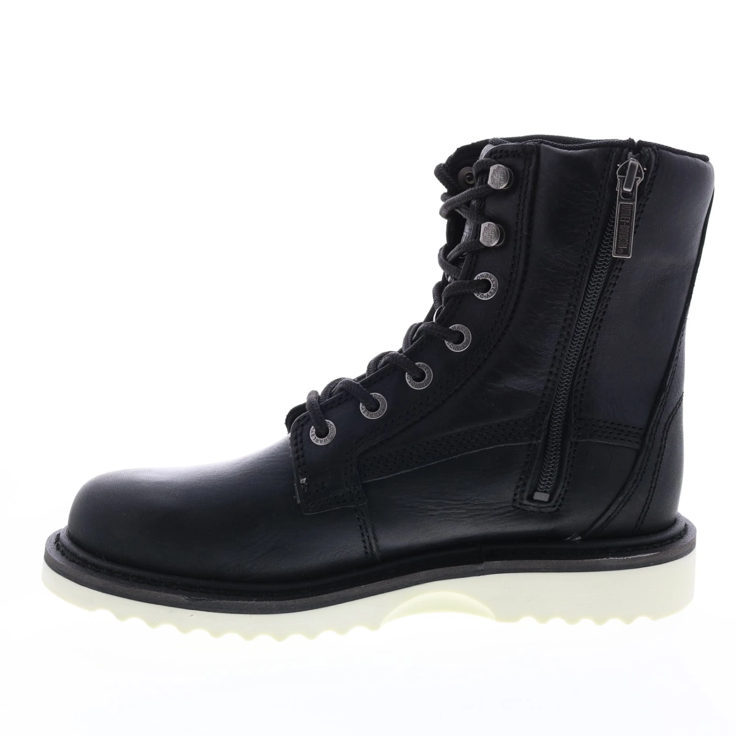 Harley Davidson Harley-Davidson Hagerman 7" Seam D93779 Mens Black Leather Motorcycle Boots 7 Harley Davidson Harley-Davidson Hagerman 7" Seam D93779 Mens Black Leather Motorcycle Boots - Image 5