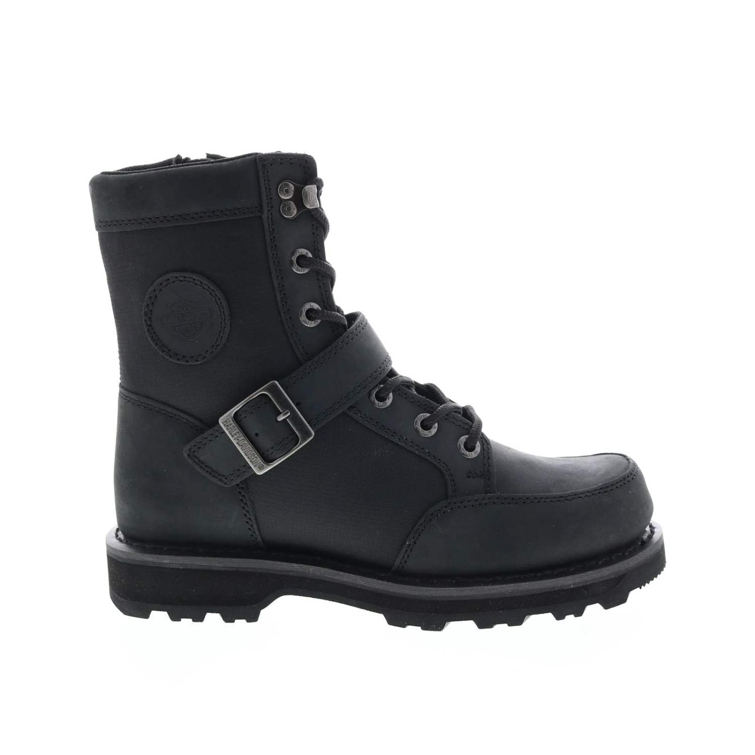 Harley Davidson Harley-Davidson Hamlyn Nylon W Strap D93786 Mens Black Motorcycle Boots 3 Harley Davidson Harley-Davidson Hamlyn Nylon W Strap D93786 Mens Black Motorcycle Boots