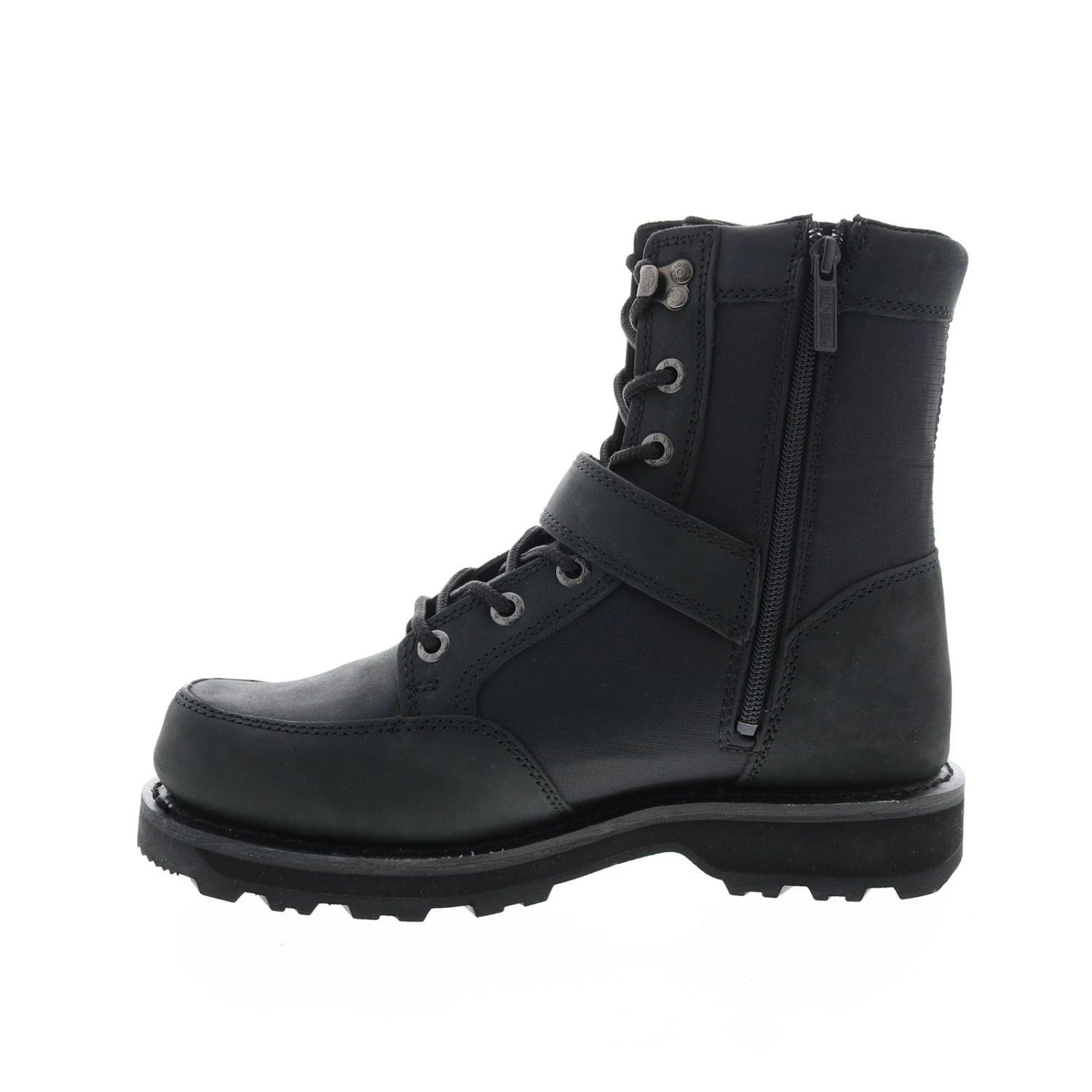 Harley Davidson Harley-Davidson Hamlyn Nylon W Strap D93786 Mens Black Motorcycle Boots 7 Harley Davidson Harley-Davidson Hamlyn Nylon W Strap D93786 Mens Black Motorcycle Boots - Image 5