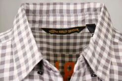 Harley Davidson Harley-Davidson Men's Grey Brown Plaid S/S Woven Shirt -Harley Davidson Shop db8d8bf8 5122 5a33 b6b2 c2af036e7ed4