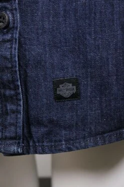 Harley Davidson Harley-Davidson Women's Navy Blue Denim L/S Woven Shirt (S03) 16 Harley Davidson Harley-Davidson Women's Navy Blue Denim L/S Woven Shirt (S03) -Harley Davidson Shop df6e56de 4257 5766 9ee6 f84e9f045b47