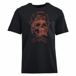 Harley Davidson Harley-Davidson Men's T-Shirt Black Motorcycle Club Skull S/S (S93)