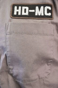 Harley Davidson Harley-Davidson Men's Shirt Dark Grey HDMC Long Sleeve Woven (127) -Harley Davidson Shop e5ceb04c 6919 534e 9a68 1d024dbcab03