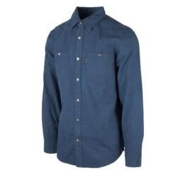Harley Davidson Harley-Davidson Men's Blue Amplifier Railroad Snap Button L/S Woven Shirt (S44) 11 Harley Davidson Harley-Davidson Men's Blue Amplifier Railroad Snap Button L/S Woven Shirt (S44) -Harley Davidson Shop e8c88f64 7def 50a3 97cc 24a93d9ddb62