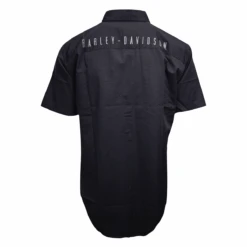 Harley Davidson Harley-Davidson Men's Essential Grey S/S Woven Shirt (S01) 11 Harley Davidson Harley-Davidson Men's Essential Grey S/S Woven Shirt (S01) -Harley Davidson Shop e91fa705 7a8a 59c9 af0c 2a8f1b0153bc