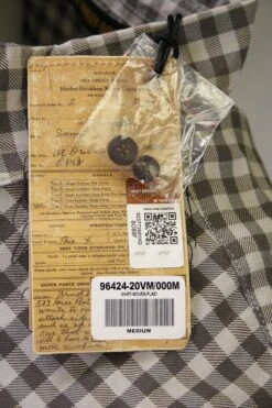 Harley Davidson Harley-Davidson Men's Grey Brown Plaid S/S Woven Shirt -Harley Davidson Shop fde8df90 4506 54ac bad4 53b47d0654dd