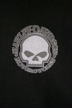 Harley Davidson Harley-Davidson Men's Black Grey Skull V-Neck L/S Sweater -Harley Davidson Shop fdfebf79 c1c5 5aa9 ae7e ad78225dcec2